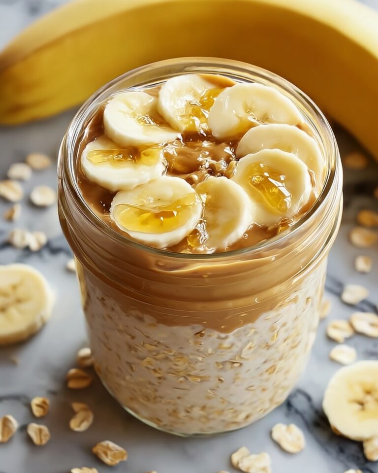 Peanut Butter & Banana Overnight Oats Recipe