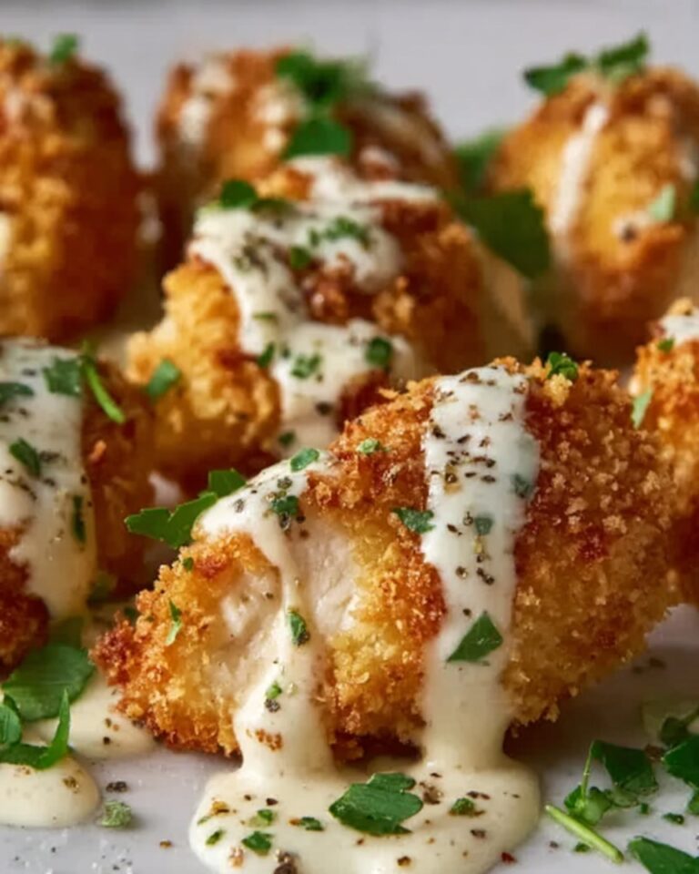 Crispy Chicken with Creamy Dijon Sauce Recipe