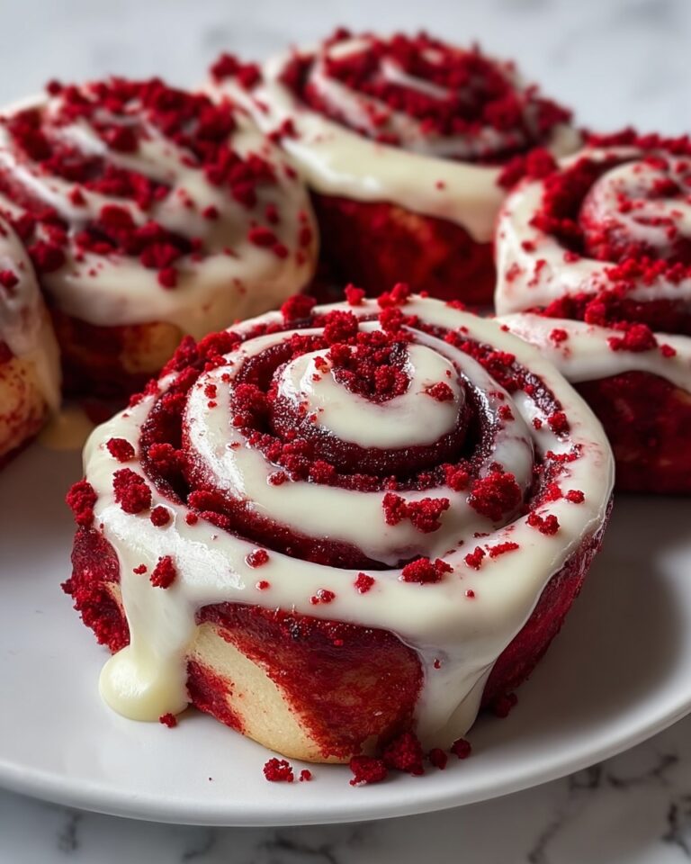 Red Velvet Cinnamon Rolls Recipe