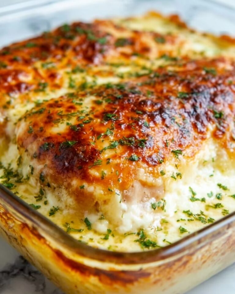 Golden Baked Provolone Chicken Recipe