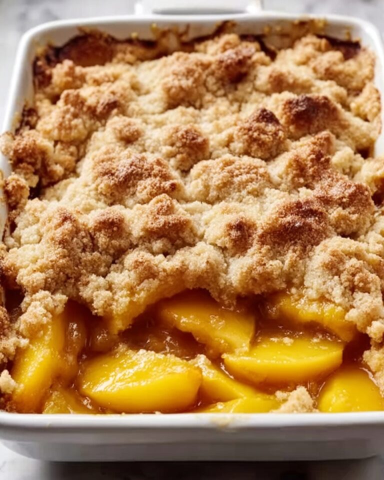 Homemade Old Time Oven Peach Cobbler Recipe