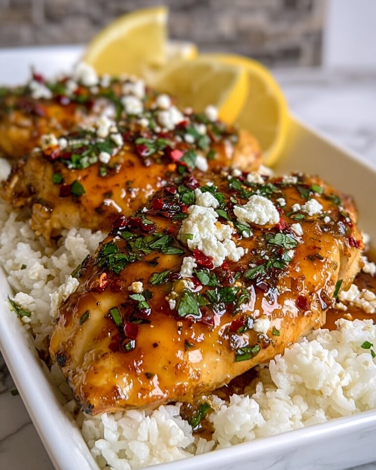 Hot Honey Feta Chicken Dish Recipe