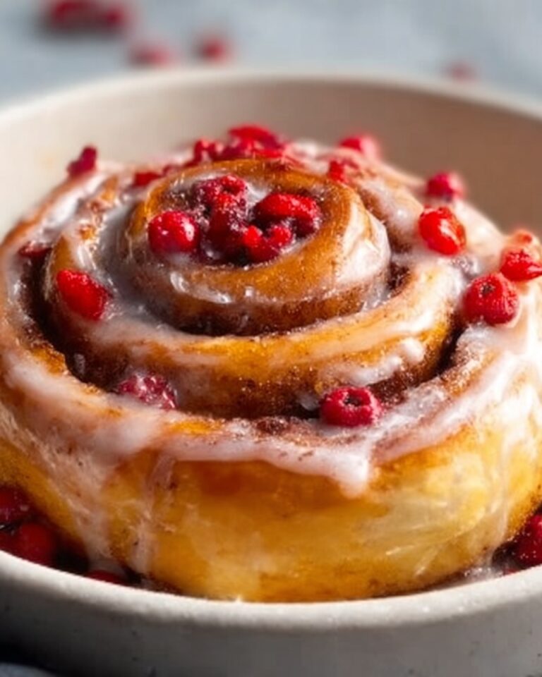 Giant Strawberry Cinnamon Roll Recipe