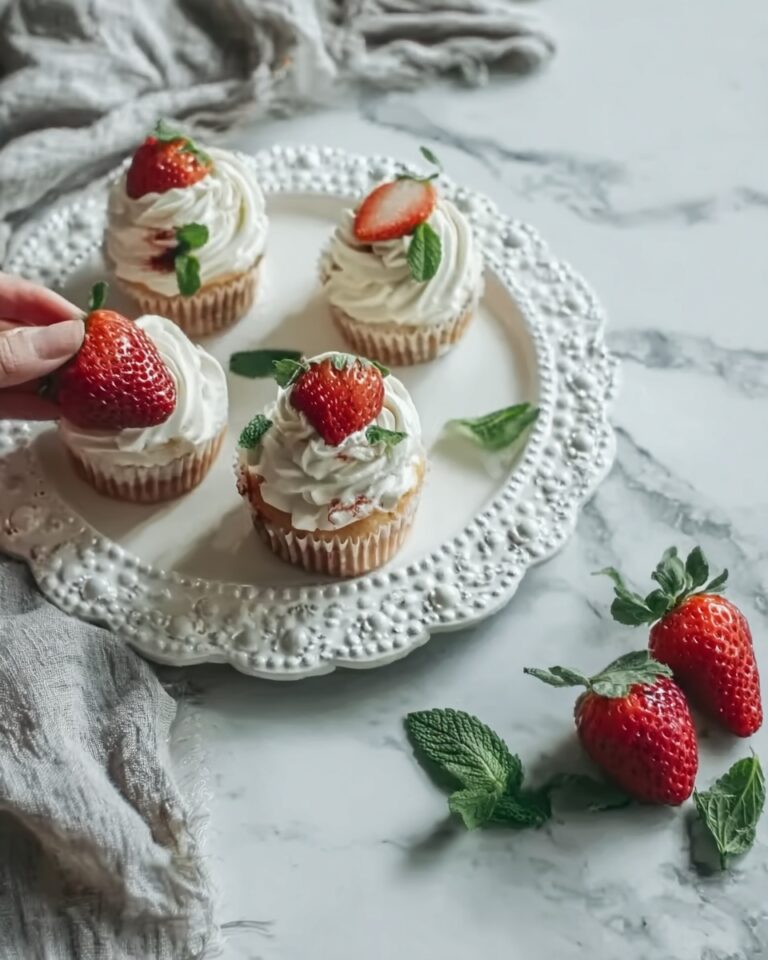 Strawberry Basil Cupcakes Recipe