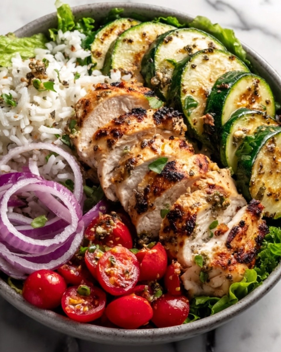 Grilled Chicken Bowl with Avocado, Black Beans, and Cilantro Recipe - Recipe Image