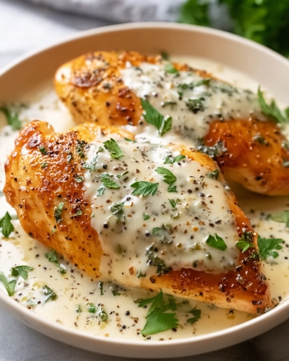 Chicken with Boursin Cream Sauce Recipe - Recipe Image