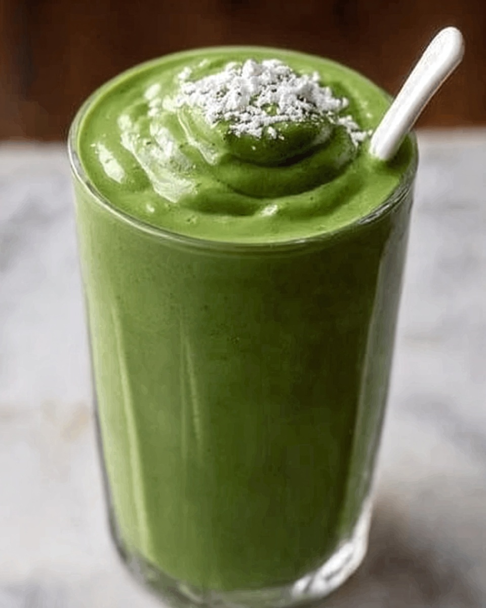 Protein Smoothie with Spinach, Protein Powder, and Almond Milk Recipe - Recipe Image