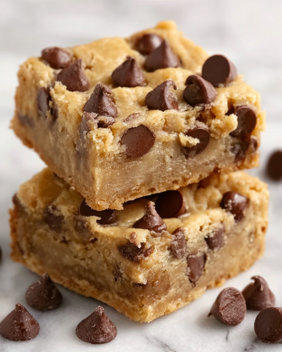Peanut Butter Chocolate Chip Banana Bars Recipe - Recipe Image
