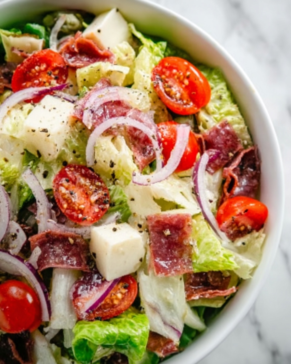 Italian Grinder Salad Recipe - Recipe Image