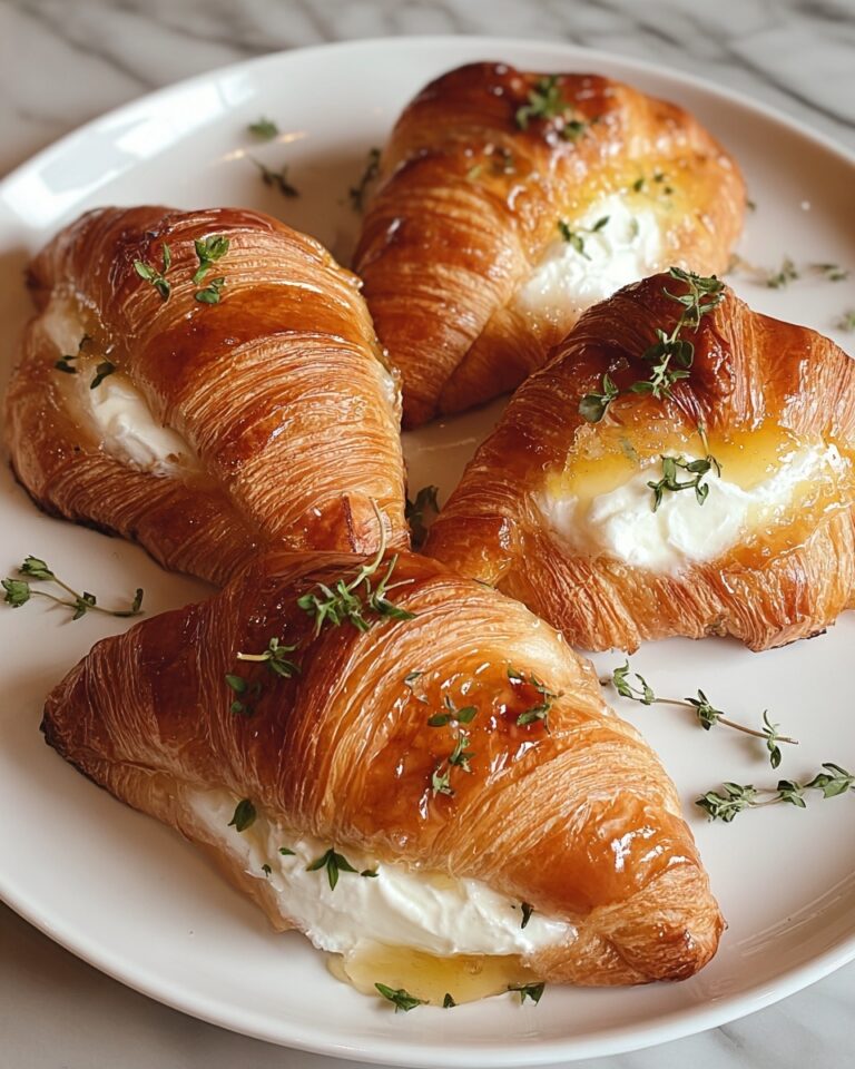 Whipped Ricotta with Burnt Honey Croissants Recipe