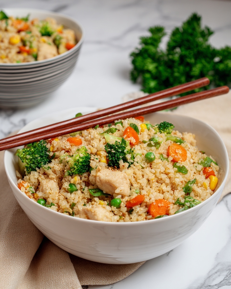 Chicken and Vegetable Fried Rice Recipe - Recipe Image