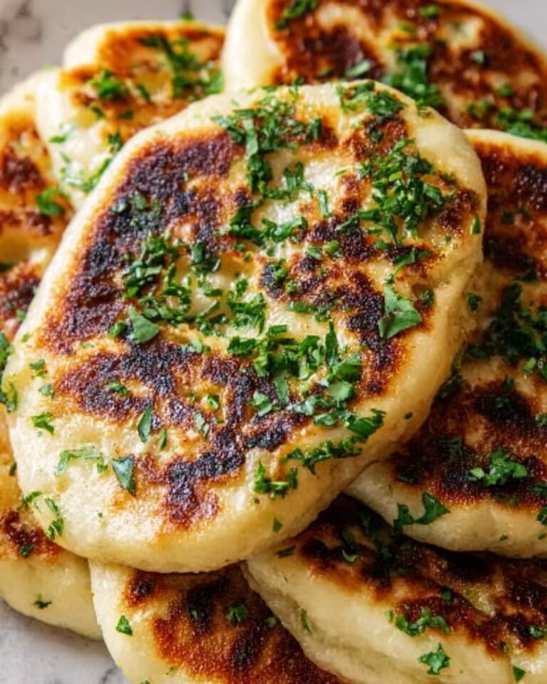 Speedy Dumpling Stuffed Flatbreads Recipe