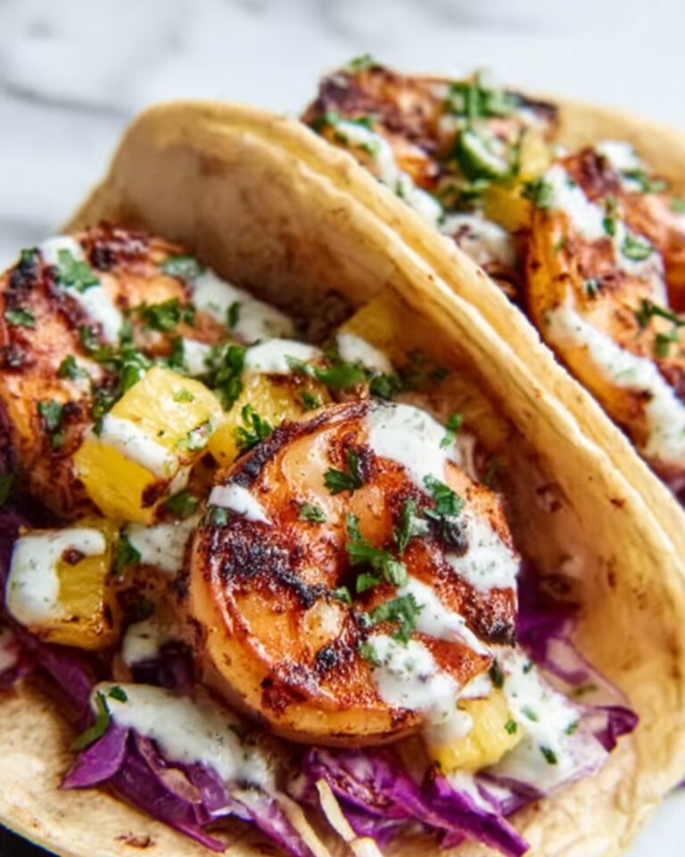 Jerk Shrimp Tacos with Pineapple Salsa Recipe