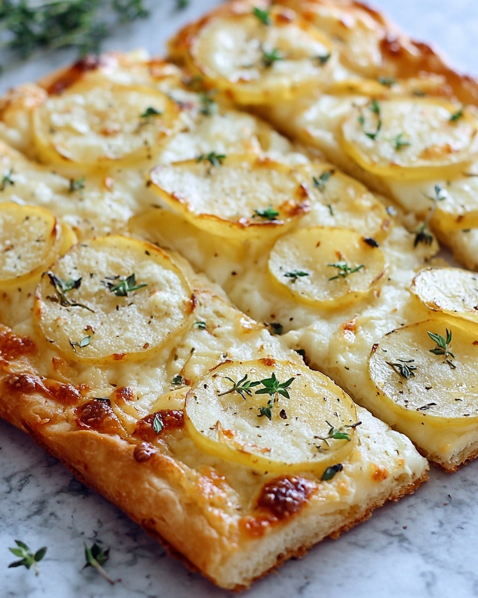 Puff Pastry Potato Tart Recipe - Recipe Image