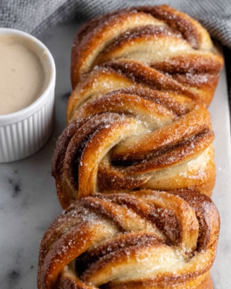 Easy and Fast Cinnamon Twist Loaf Recipe - Recipe Image