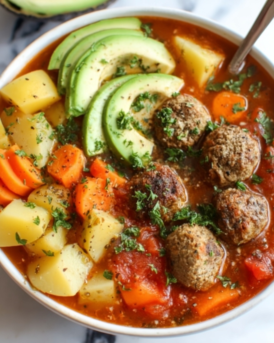 Mexican Meatball Soup Recipe - Recipe Image