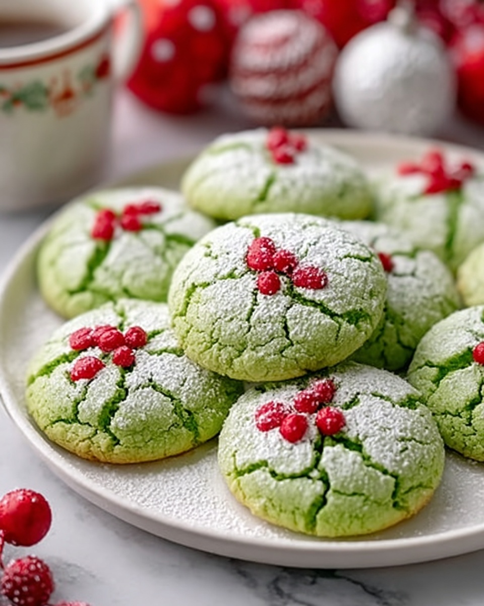 Grinch Cookies Recipe - Recipe Image