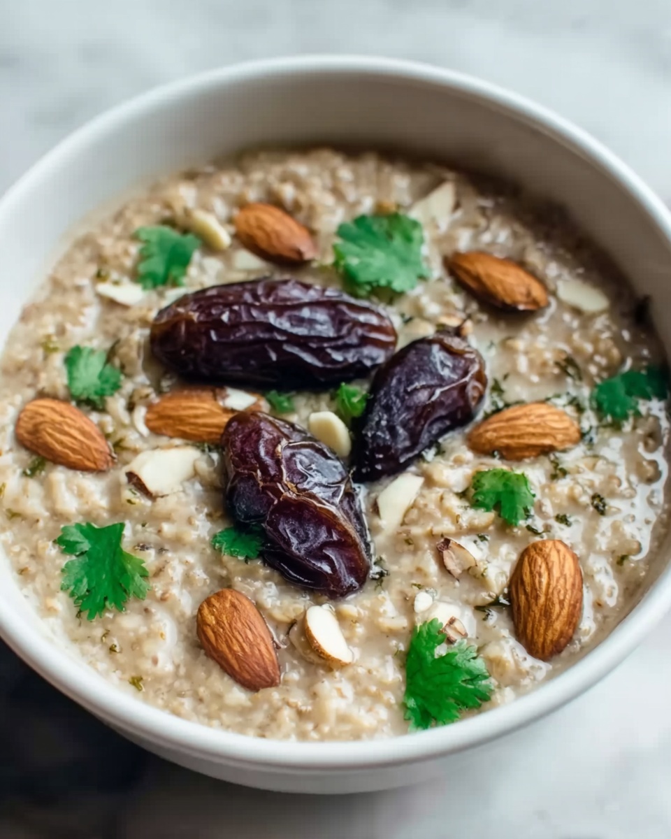 Farro Breakfast Pudding with Dates and Cardamom Recipe - Recipe Image