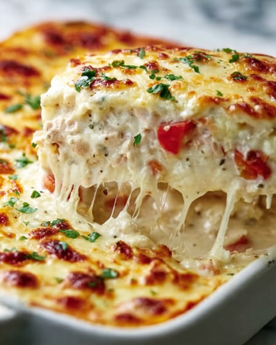 White Chicken Lasagna with Gluten-Free Option Recipe - Recipe Image