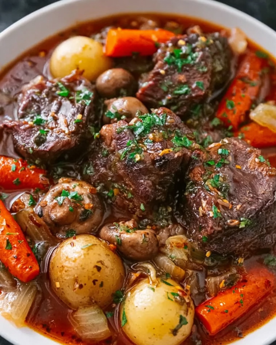 Oxtail Bourguignon Recipe - Recipe Image