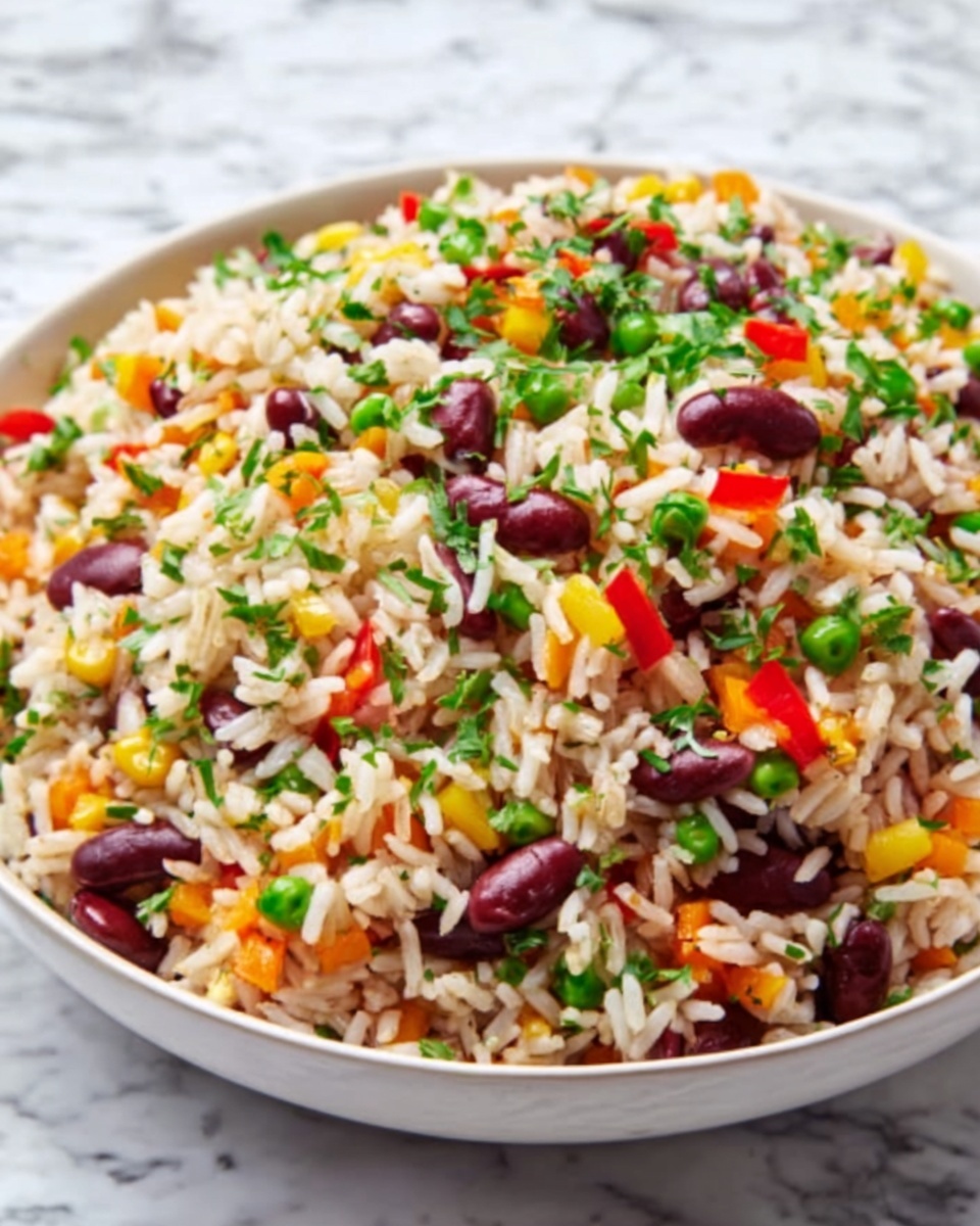 Very Veggie Rice and Beans Recipe - Recipe Image