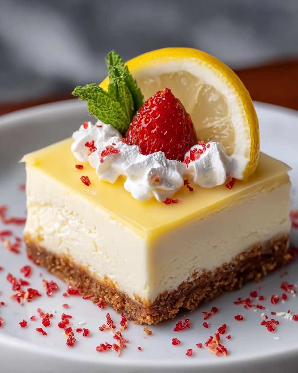 Lemon Cheesecake Recipe - Recipe Image