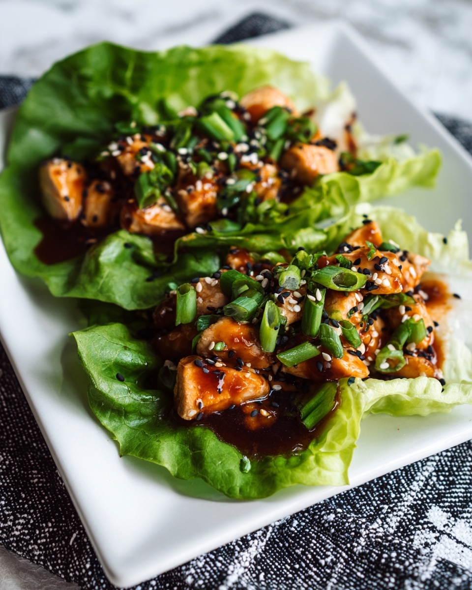 Teriyaki Chicken Lettuce Wraps Recipe - Recipe Image