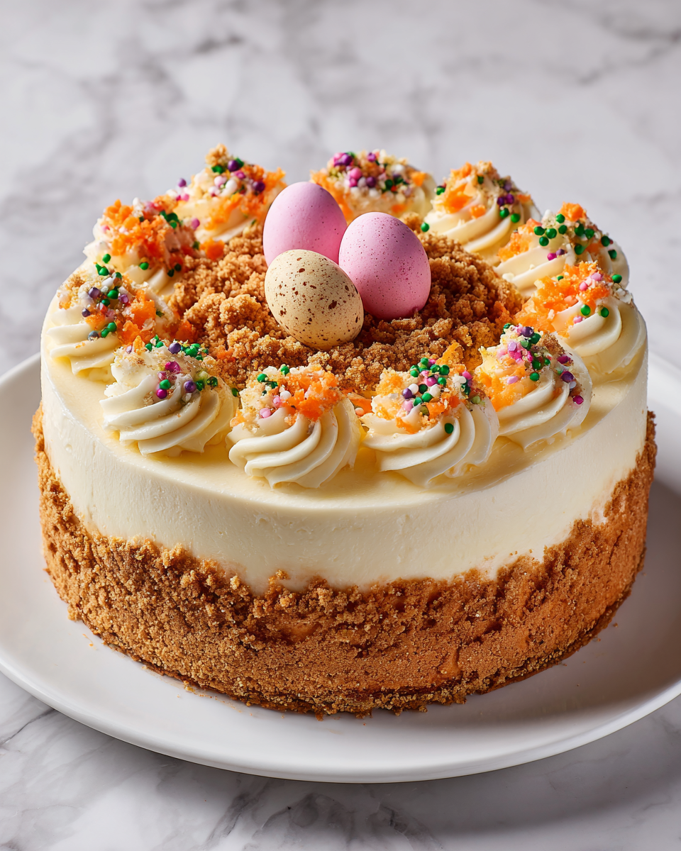 Carrot Cake Cheesecake Recipe - Recipe Image