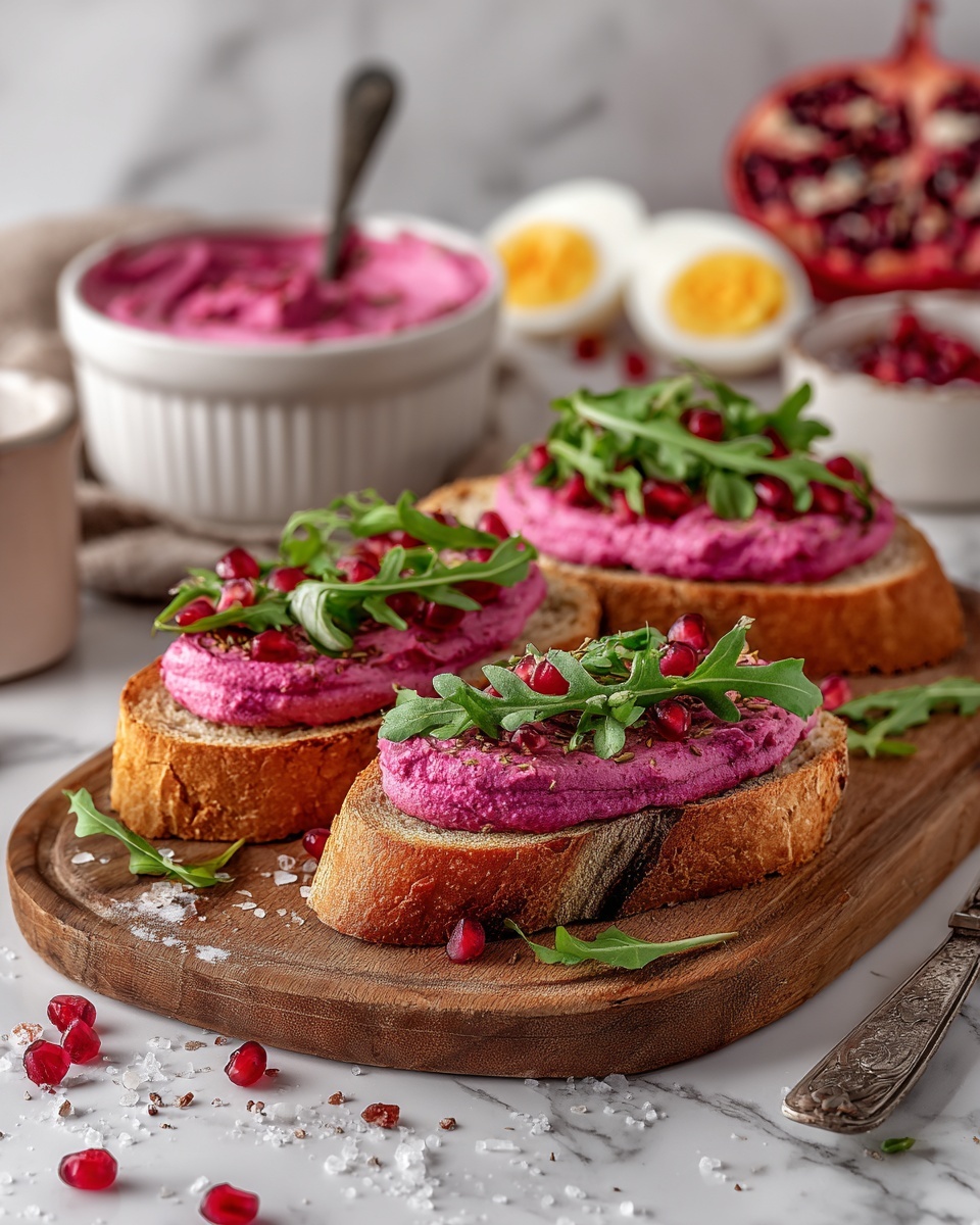 Beetroot + Ricotta Cheese Spread Recipe - Recipe Image