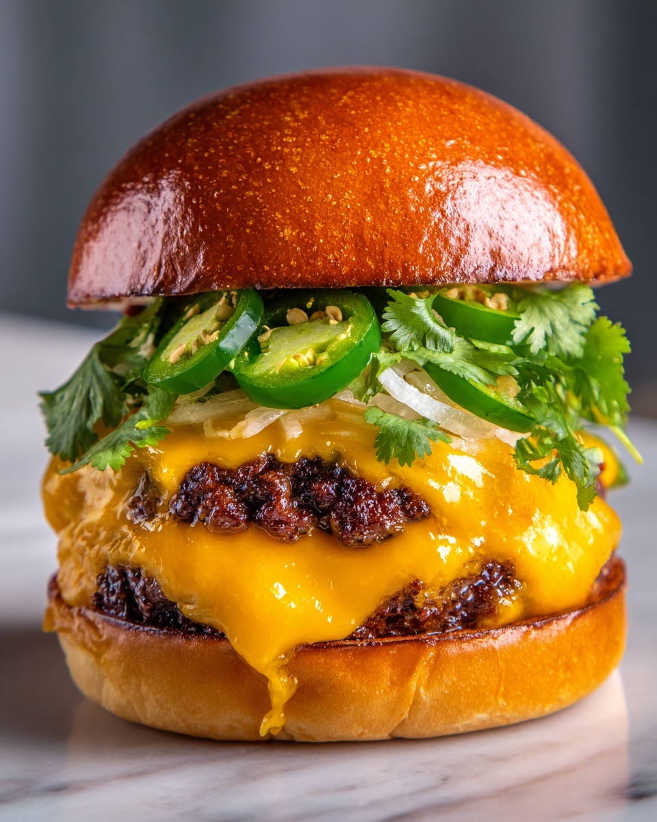 Jalapeño-Onion Smash Burgers Recipe - Recipe Image