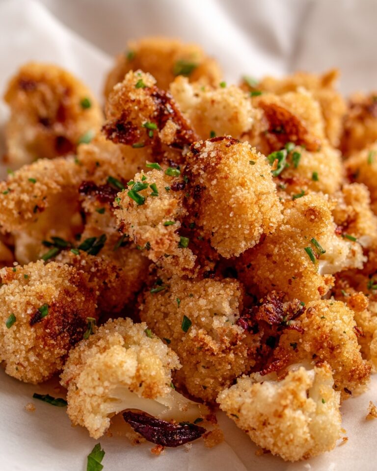 Crispy Parmesan Cauliflower Bites Recipe