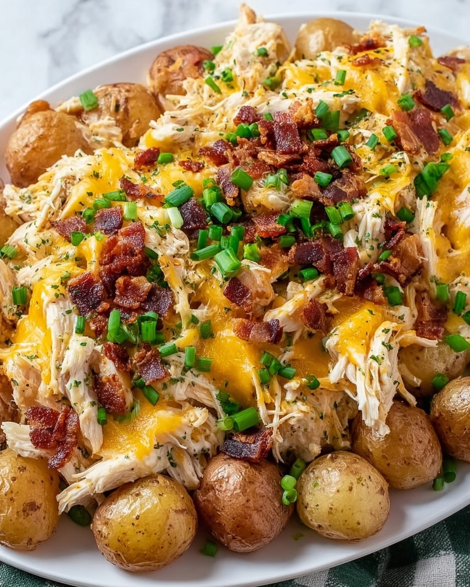 Loaded Potato Ranch Chicken Casserole Recipe - Recipe Image