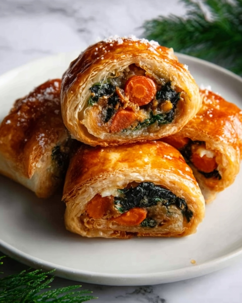 Savory Vegetable Strudel Recipe - Recipe Image