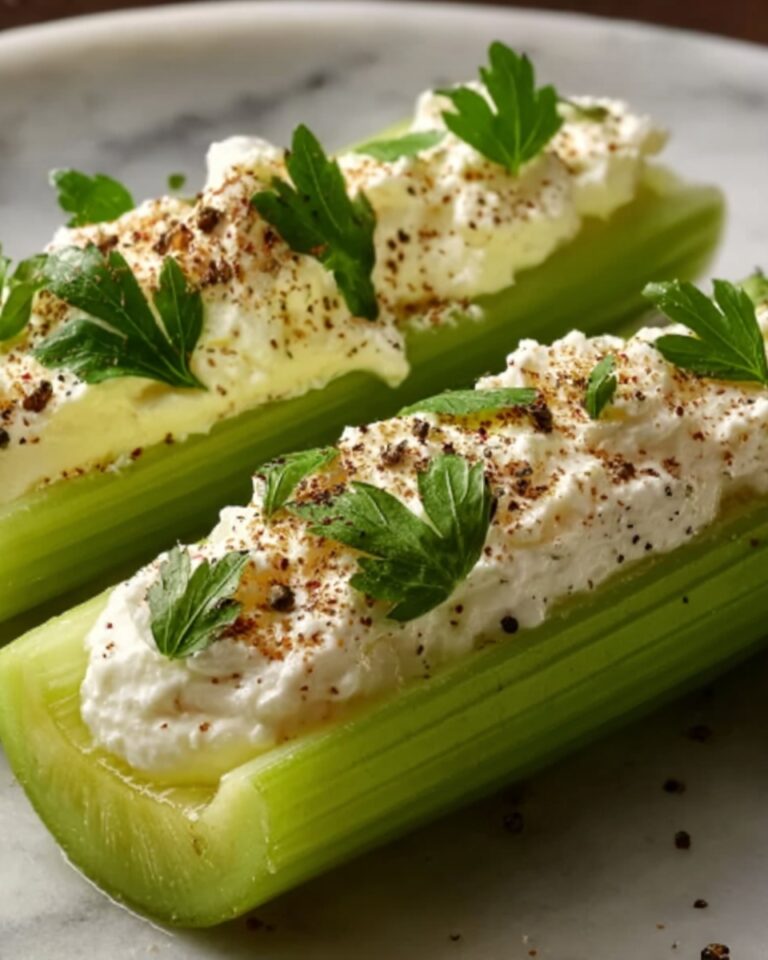 Italian Cream Cheese Stuffed Celery Recipe