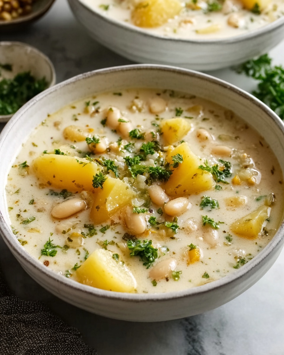 Potato and Bean Soup Recipe - Recipe Image