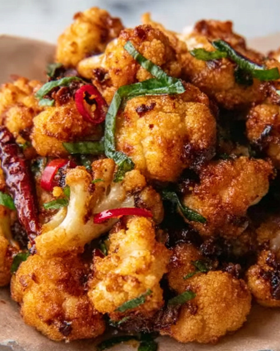 Korean Fried Cauliflower Recipe - Recipe Image