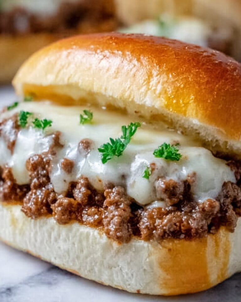 Cheesy Garlic Bread Sloppy Joes Recipe