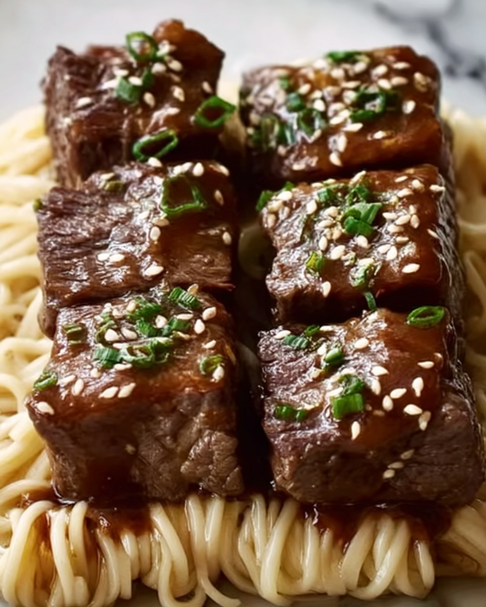 Beef Enoki Rolls with Savory Soy-Ginger Sauce Recipe - Recipe Image