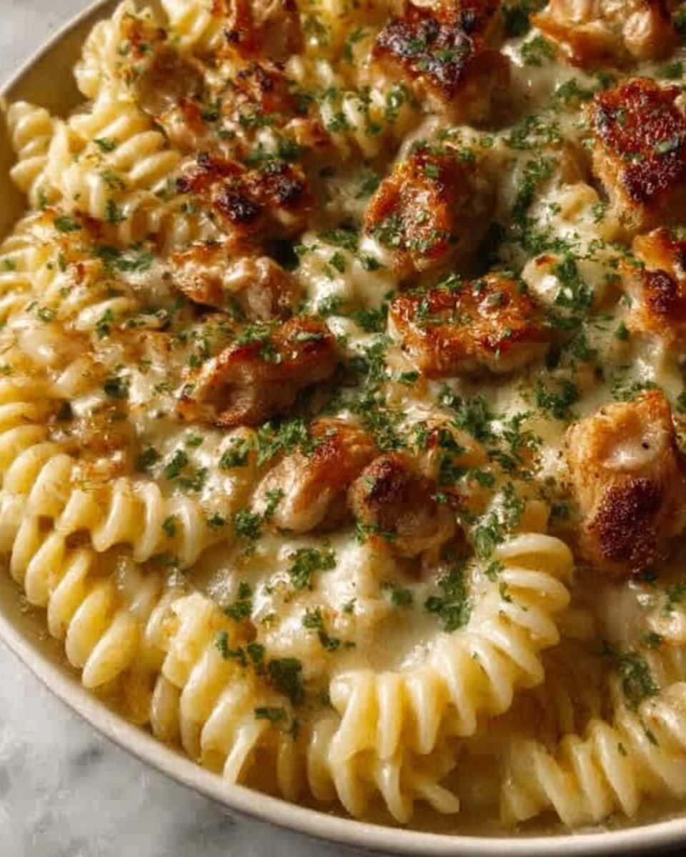 Ultimate Creamy Pepper Jack Chicken & Sausage Pasta Recipe - Recipe Image