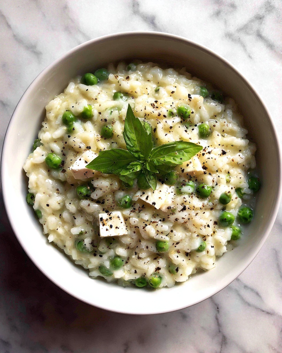 Fresh Pea Risotto Recipe - Recipe Image