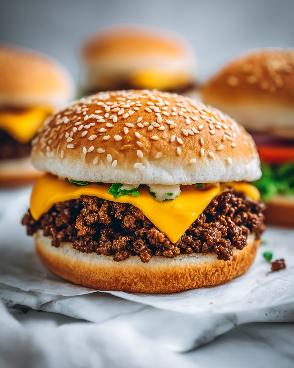 Instant Pot Beef and Cheddar Sandwiches with Spicy Cheese Sauce Recipe - Recipe Image