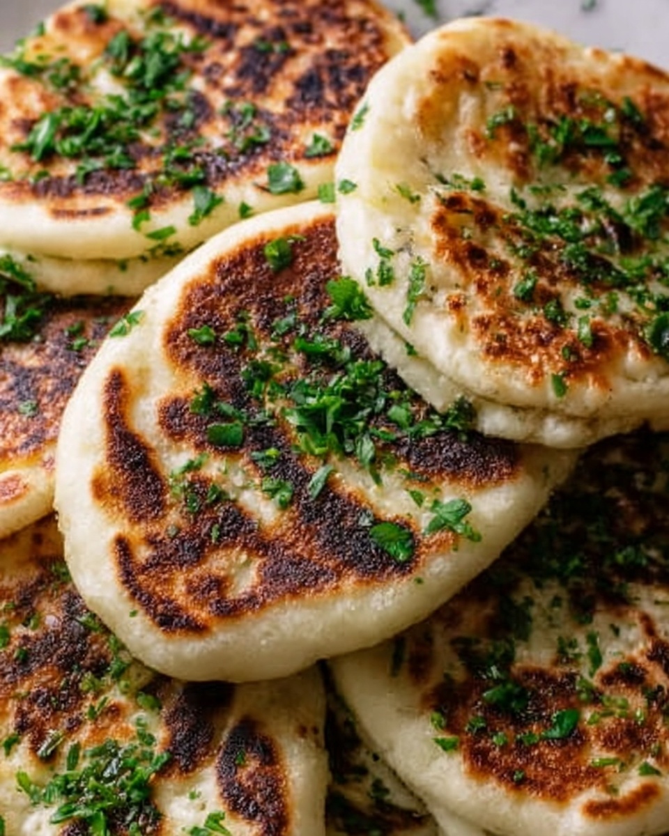 Speedy Dumpling Stuffed Flatbreads Recipe - Recipe Image