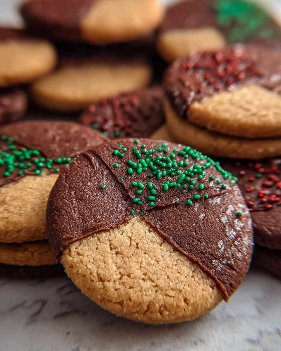 Chocolate Shortbread Cookies Recipe - Recipe Image