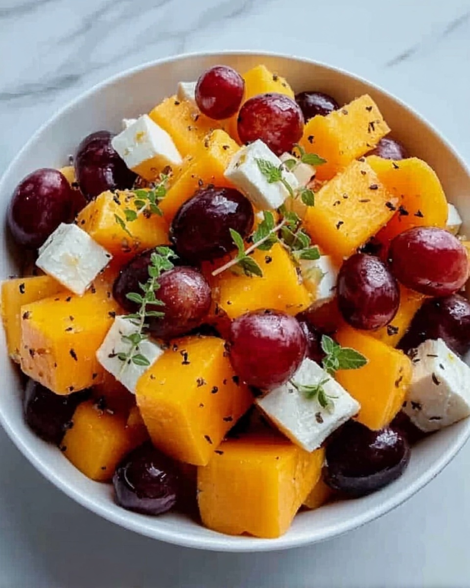 Roasted Butternut Squash with Cranberries and Feta Recipe - Recipe Image