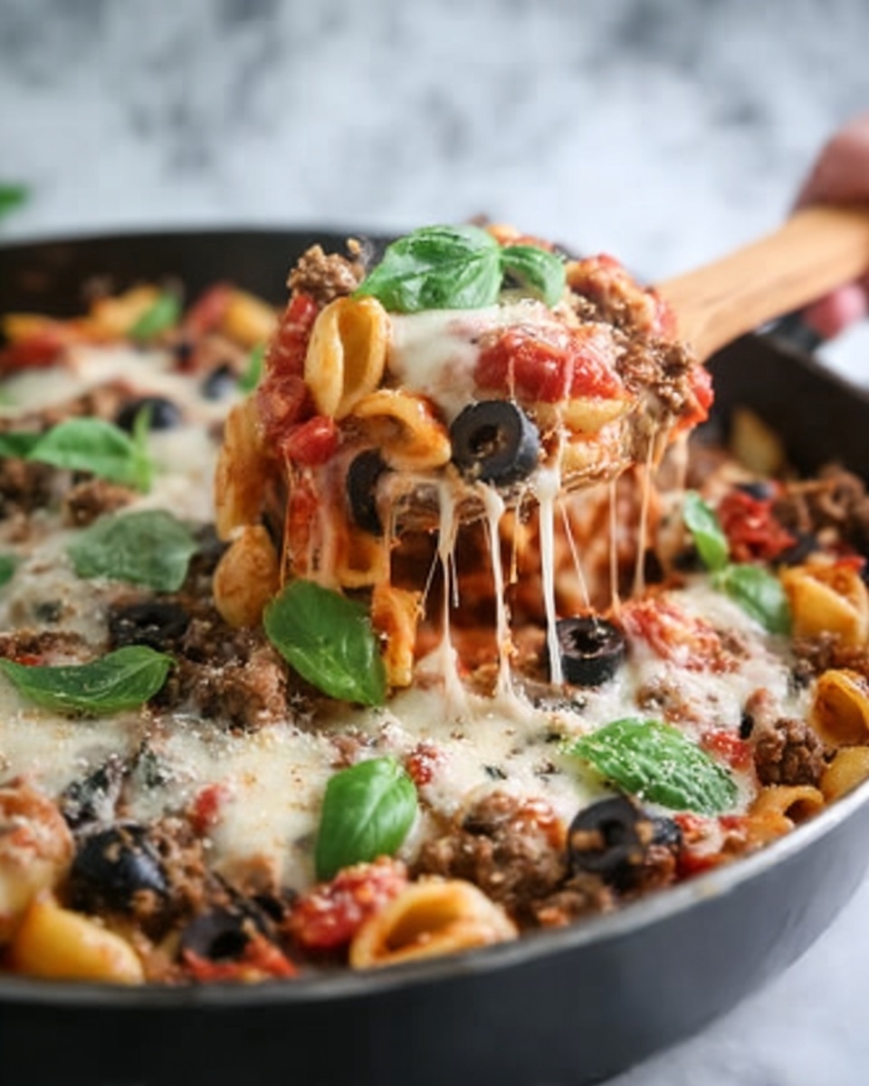 Pizza Casserole Recipe - Recipe Image