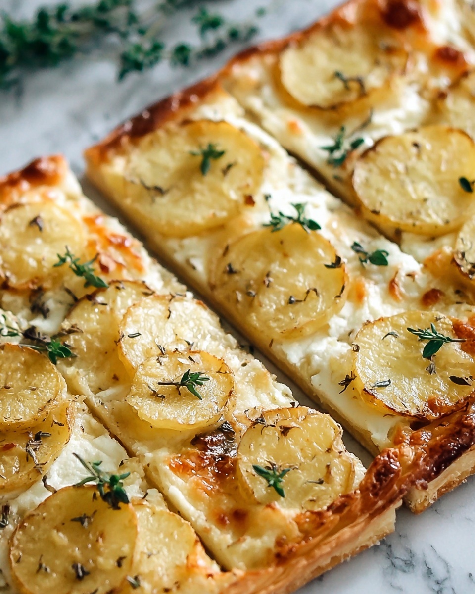 Puff Pastry Potato Tart Recipe - Recipe Image