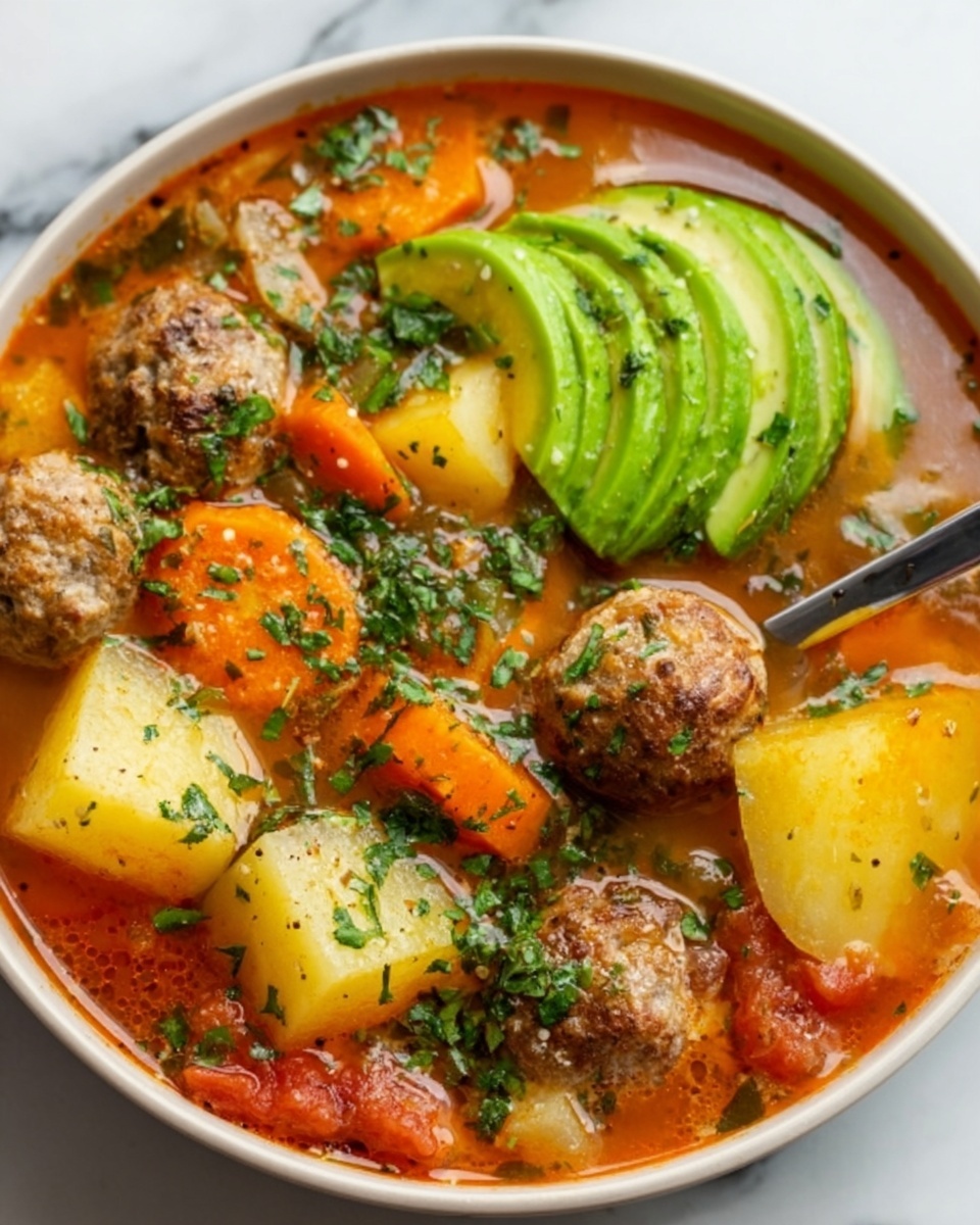 Mexican Meatball Soup Recipe - Recipe Image