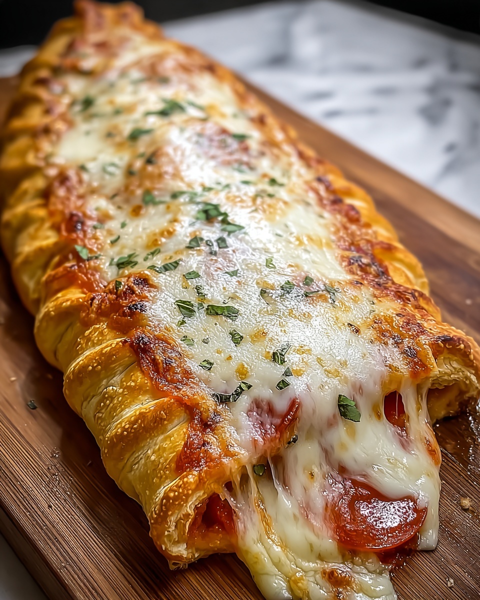 Homemade Stromboli Recipe - Recipe Image