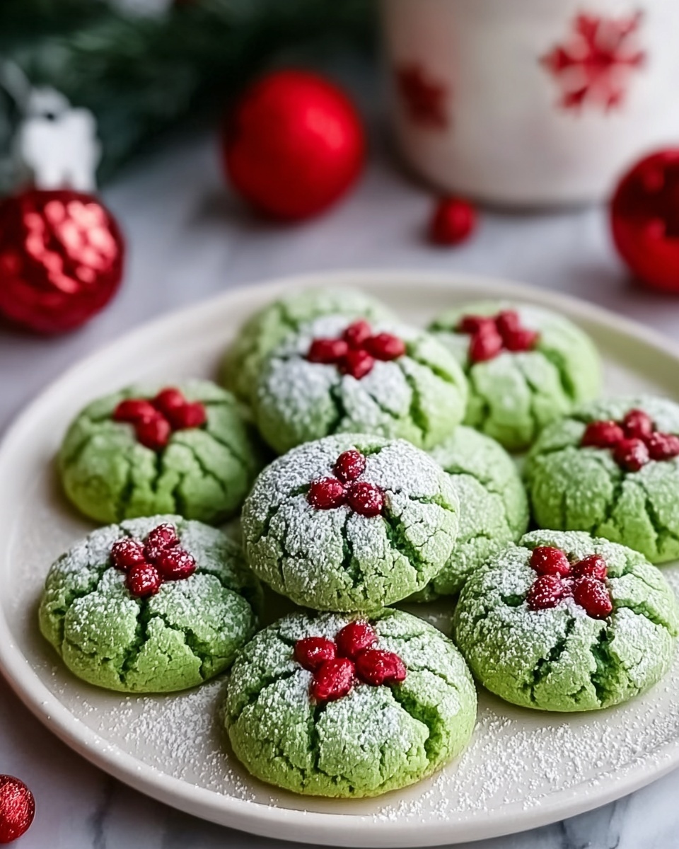 Grinch Cookies Recipe - Recipe Image