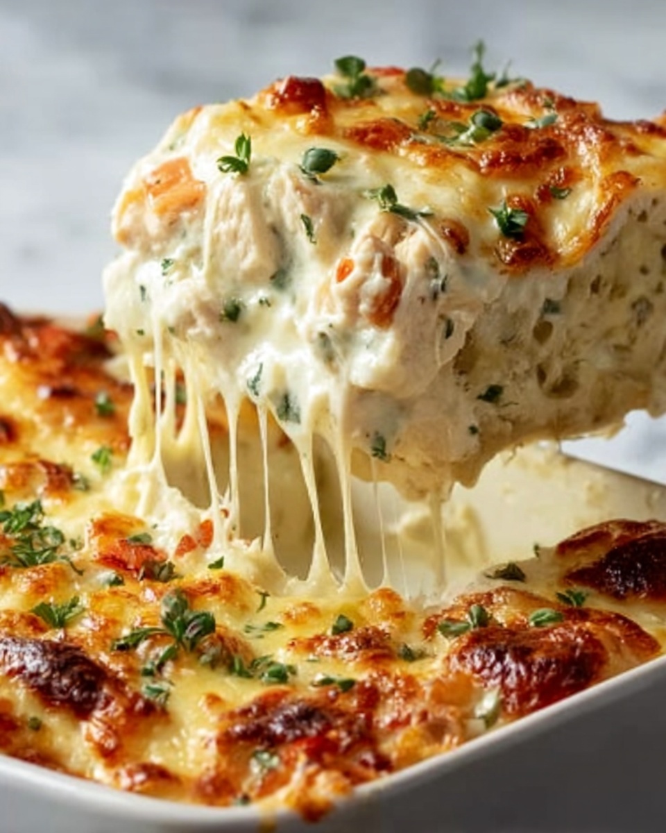White Chicken Lasagna with Gluten-Free Option Recipe - Recipe Image